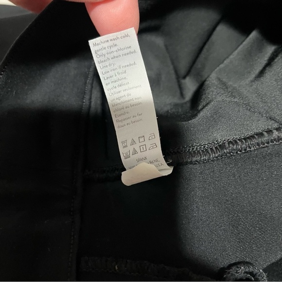 Spanx Backseam Skinny Pants Black Size XL Style 20251R Ponte Knit - Picture 6 of 7